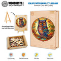 Charming Owl Wooden Jigsaw Puzzle