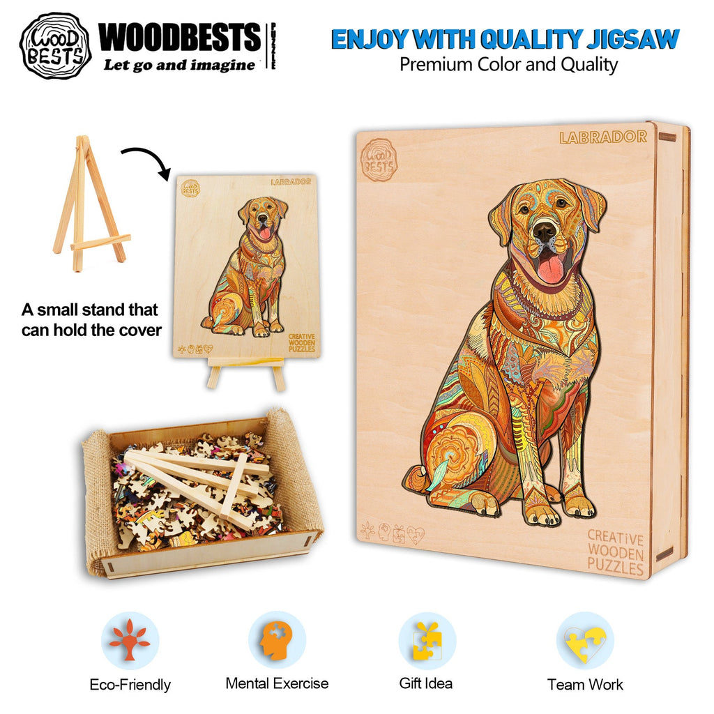 Labrador Wooden Jigsaw Puzzle