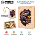 Wall Breaking T-rex Wooden Jigsaw Puzzle