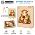 Guinea Pig Family Wooden Jigsaw Puzzle