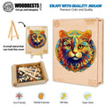 Colorful Cat Wooden Jigsaw Puzzle
