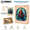 Octopus Monster Wooden Jigsaw Puzzle