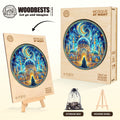 Mosque at night Wooden Jigsaw Puzzle