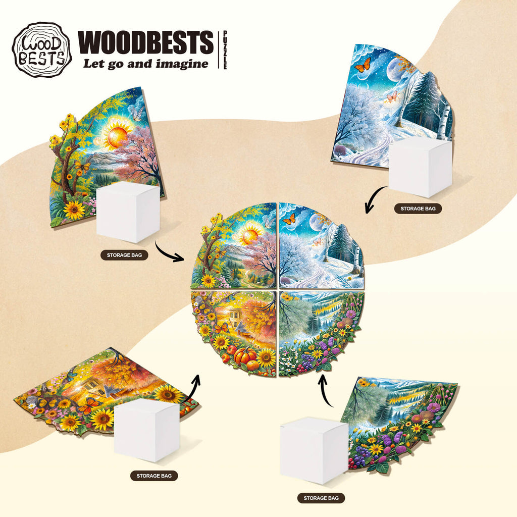 Party Puzzle-Four Seasons