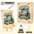 Fox Garden Wooden Jigsaw Puzzle