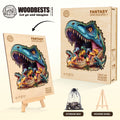 Fantasy Dinosaurs-1 Wooden Jigsaw Puzzle