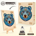 Colorful bear Wooden Jigsaw Puzzle