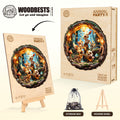 Animal party-1 Wooden Jigsaw Puzzle