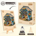Happy Farm Wooden Jigsaw Puzzle