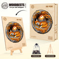3D fox Wooden Jigsaw Puzzle