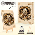 Forest lion Wooden Jigsaw Puzzle