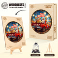 Stars and Dogs Wooden Jigsaw Puzzle