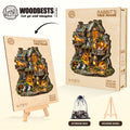 Rabbit's Tree House  Wooden Jigsaw Puzzle