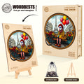 Thoughts of the Joker Wooden Jigsaw Puzzle