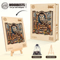 Bookcase owl Wooden Jigsaw Puzzle