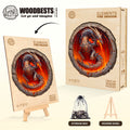 Elements Fire Dragon Wooden Jigsaw Puzzle