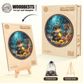 Sea Otters Treasure Hunt Wooden Jigsaw Puzzle