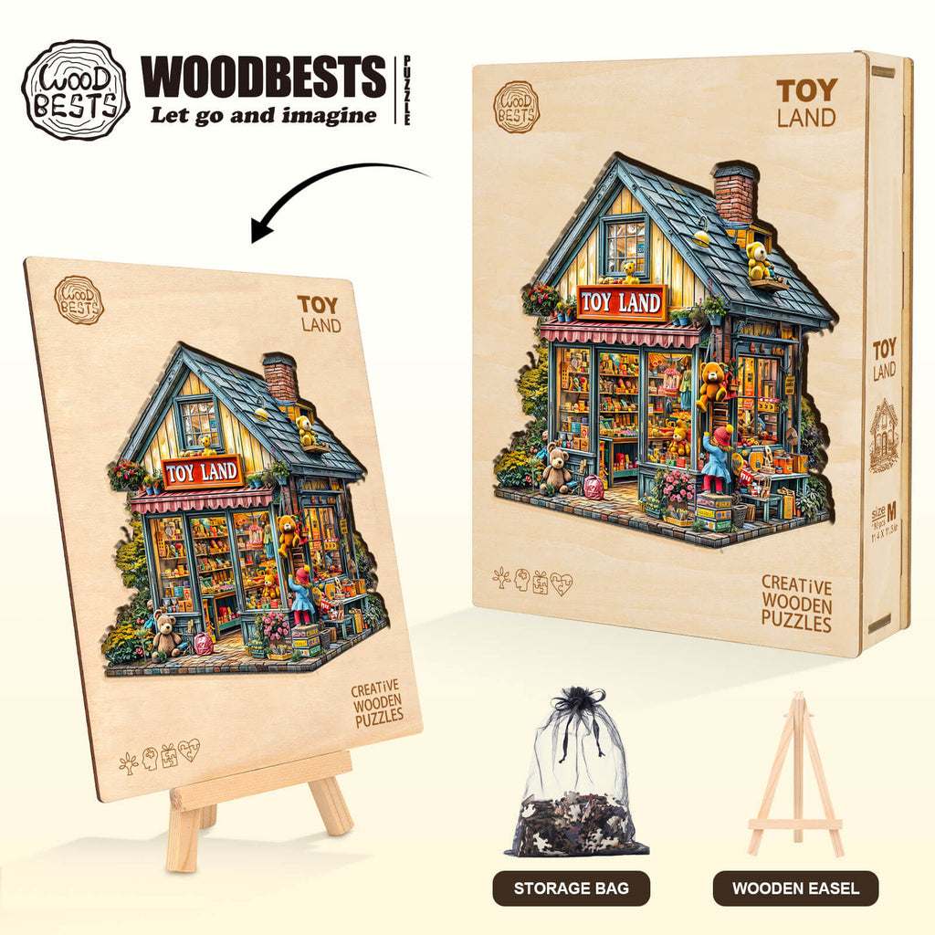 toy land Wooden Jigsaw Puzzle