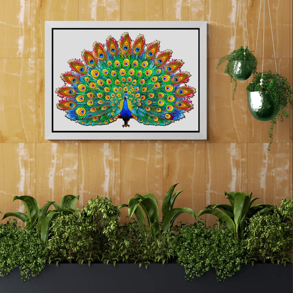 Beautiful Peacock Wooden Jigsaw Puzzle