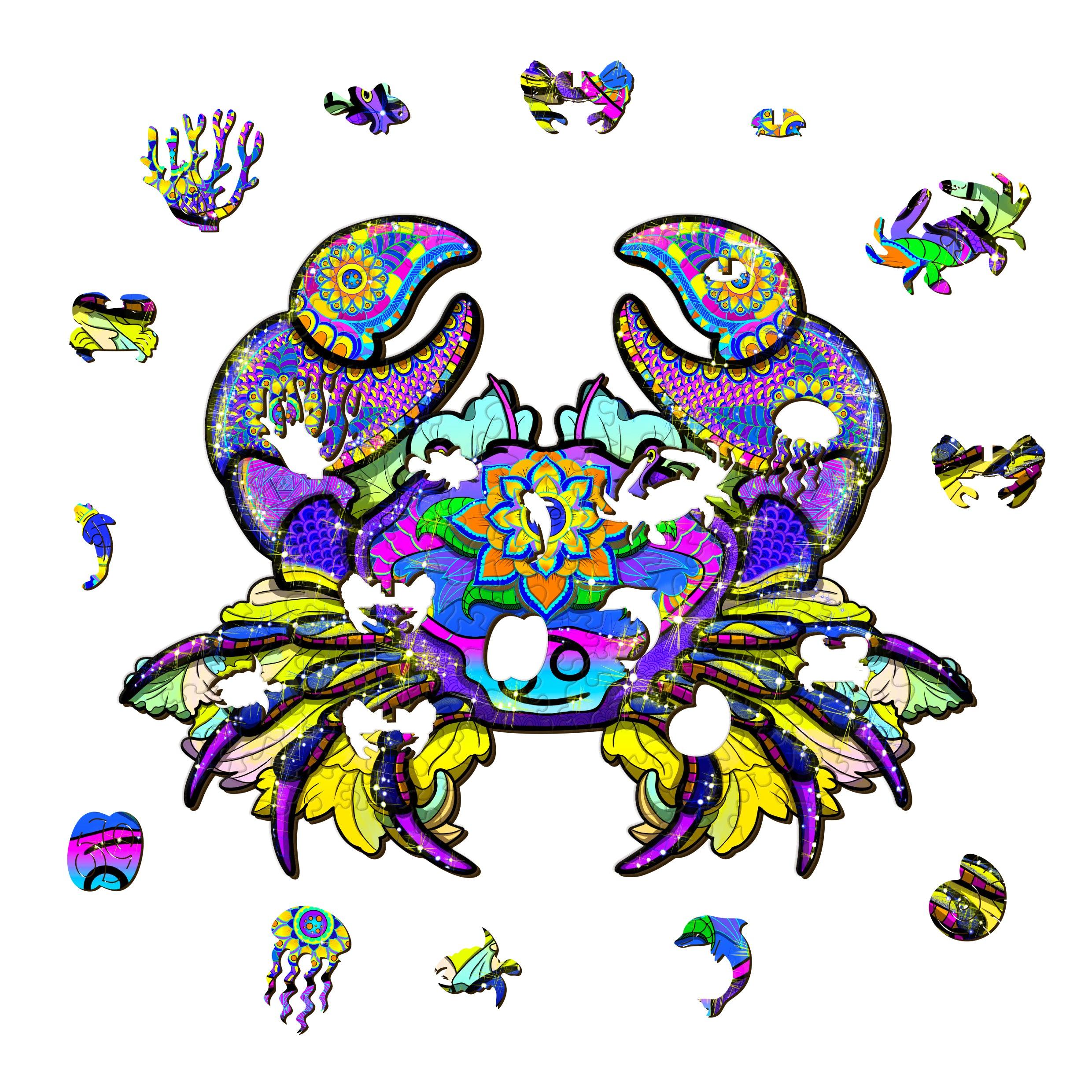 Constellation Cancer Wooden Jigsaw Puzzle
