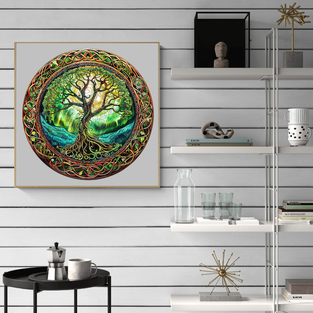 Aurora Tree of Life-2 Wooden Jigsaw Puzzle