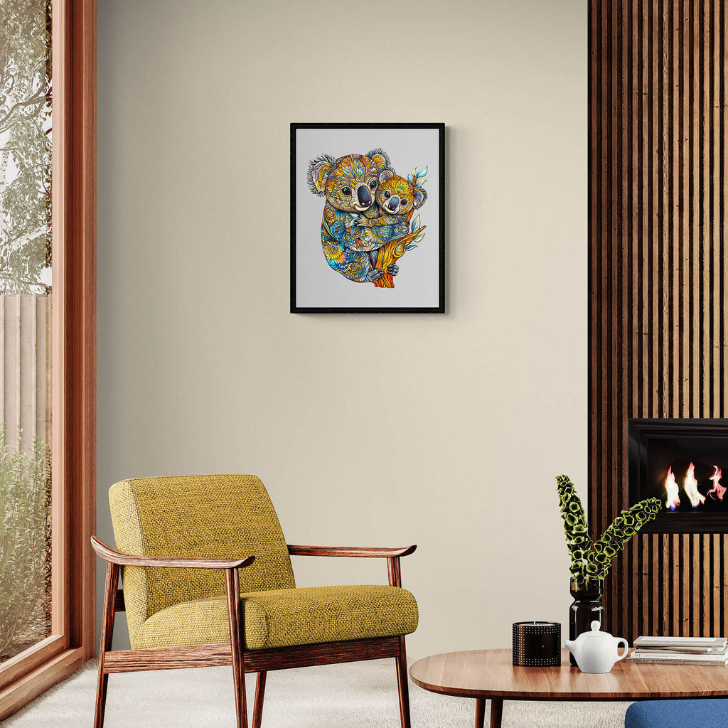 Koala Family Wooden Jigsaw Puzzle