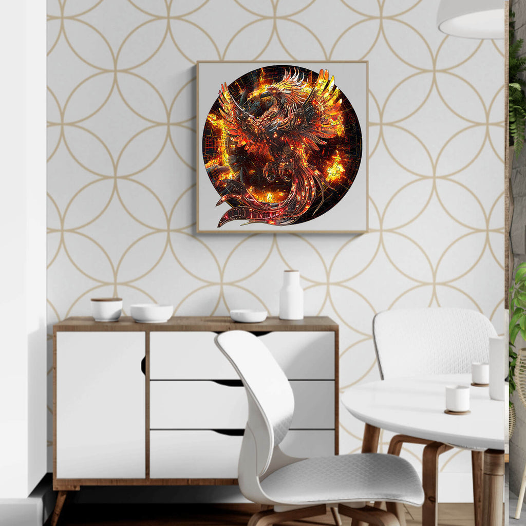 Mechanical Phoenix Wooden Jigsaw Puzzle