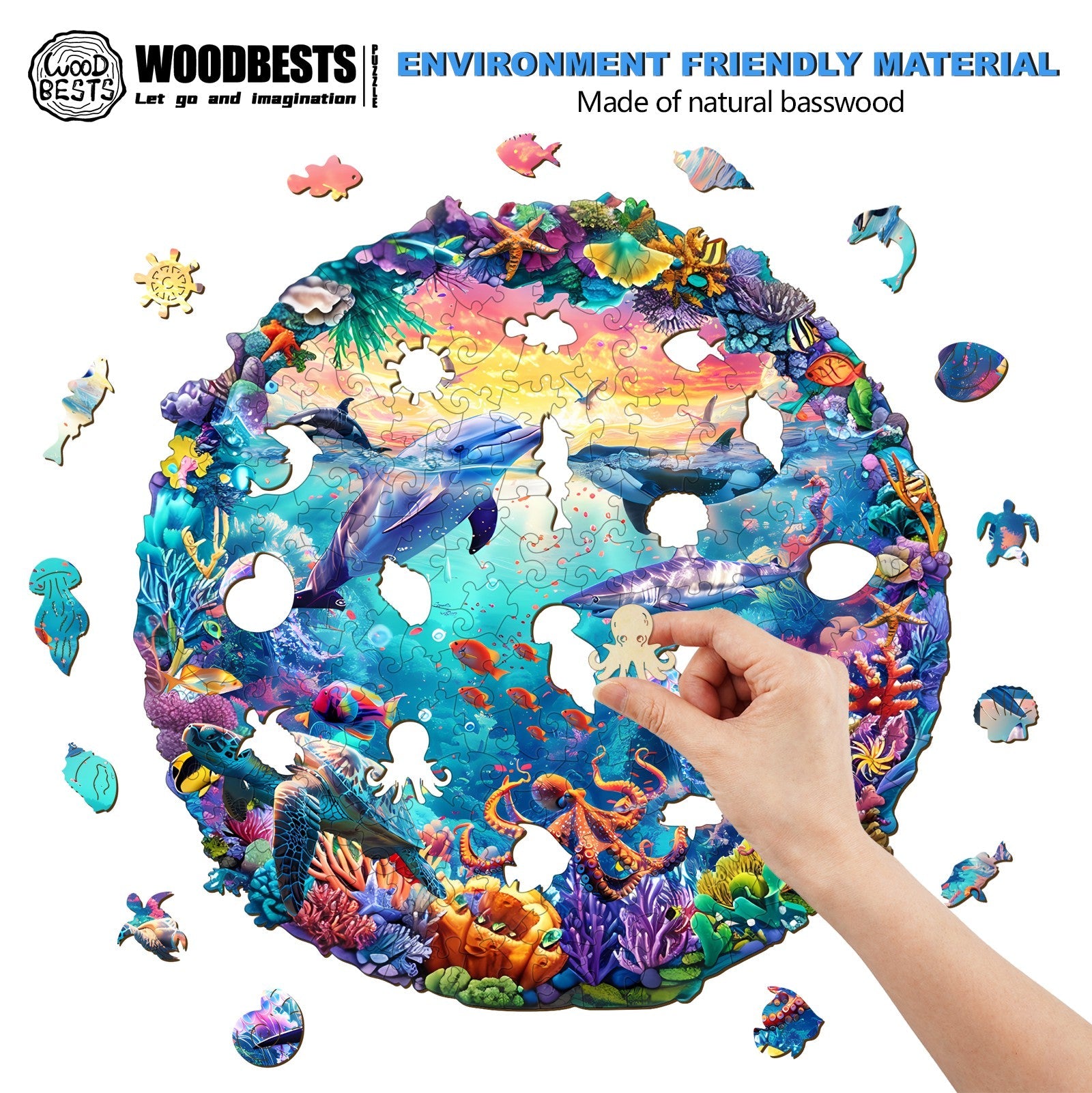 Sea World Wooden Jigsaw Puzzle