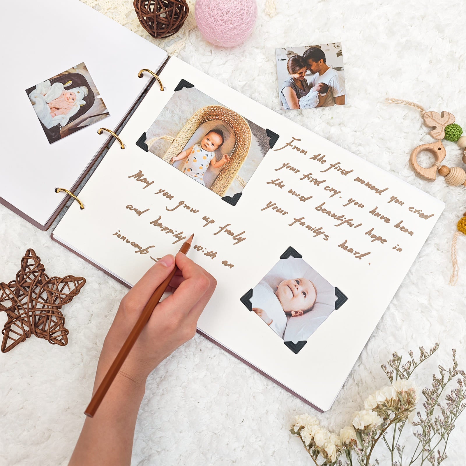 Personalized Baby Photo Album - Baby Memory Book