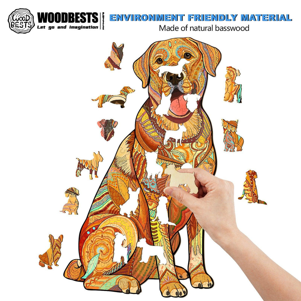 Labrador Wooden Jigsaw Puzzle