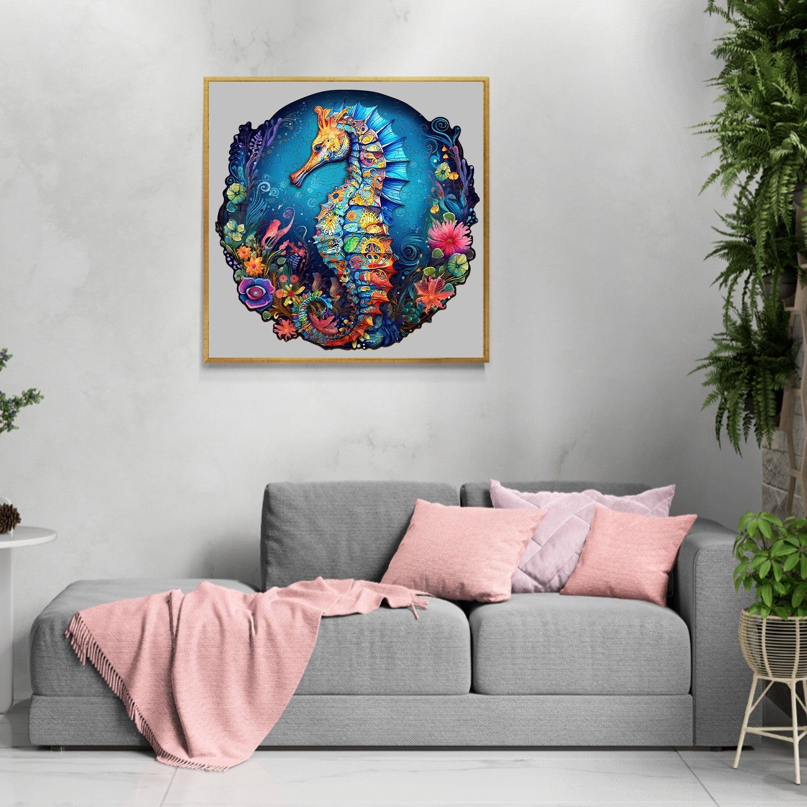 Seahorse-2 Wooden Jigsaw Puzzle