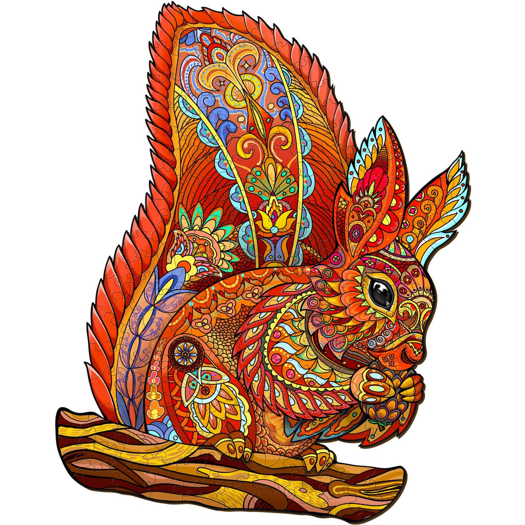 Naughty Squirrel Wooden Jigsaw Puzzle