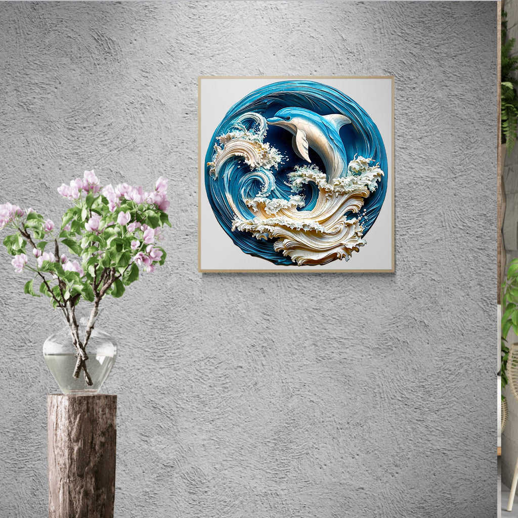 3D Dolphin-2 Wooden Jigsaw Puzzle