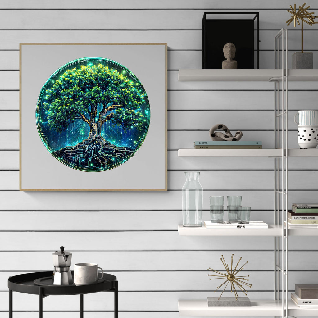 Mechanical tree of life Wooden Jigsaw Puzzle
