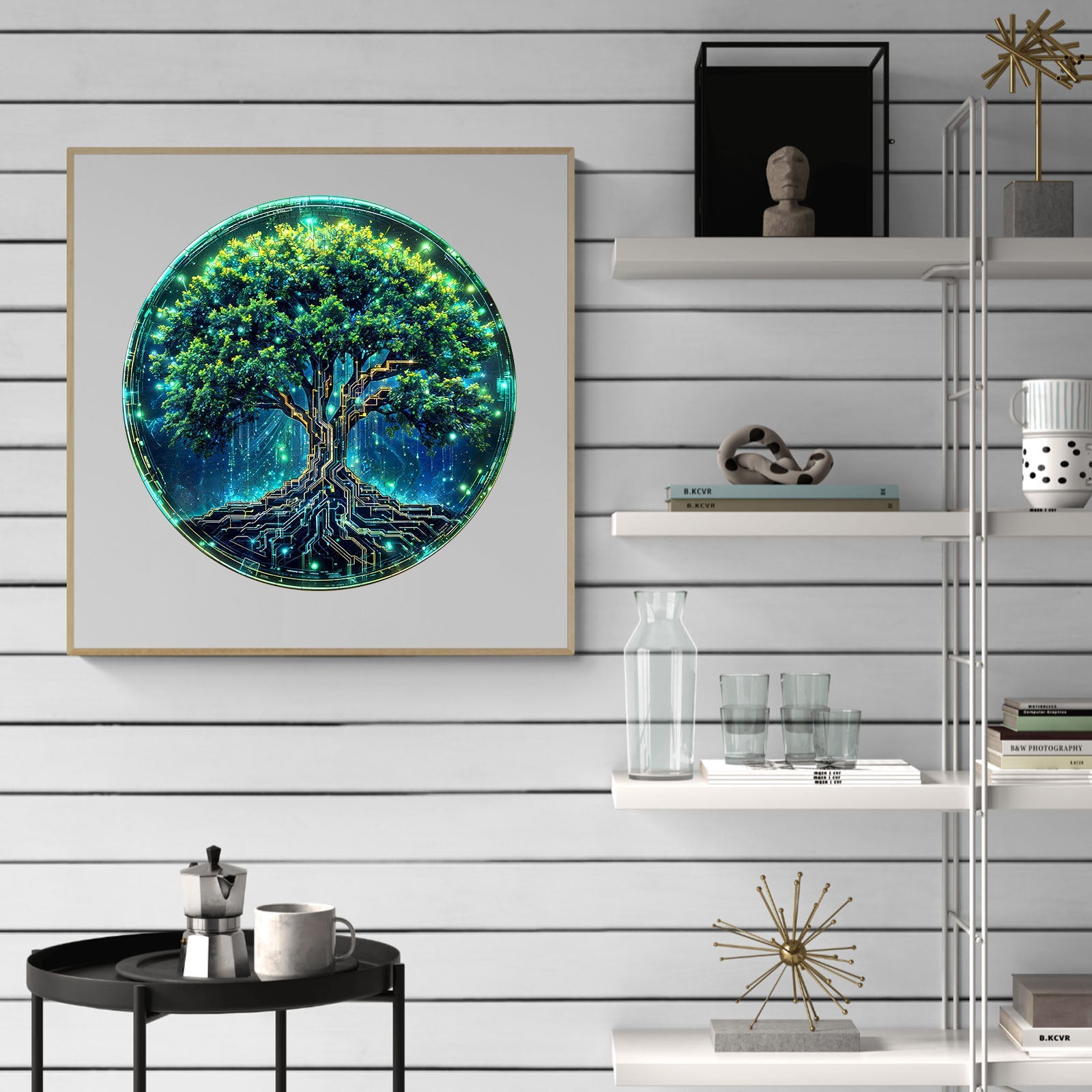 Mechanical tree of life Wooden Jigsaw Puzzle