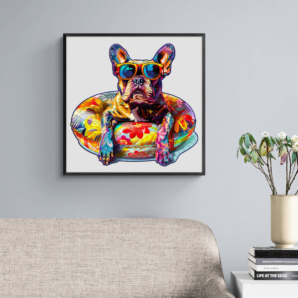 French Bulldog Wooden Jigsaw Puzzle