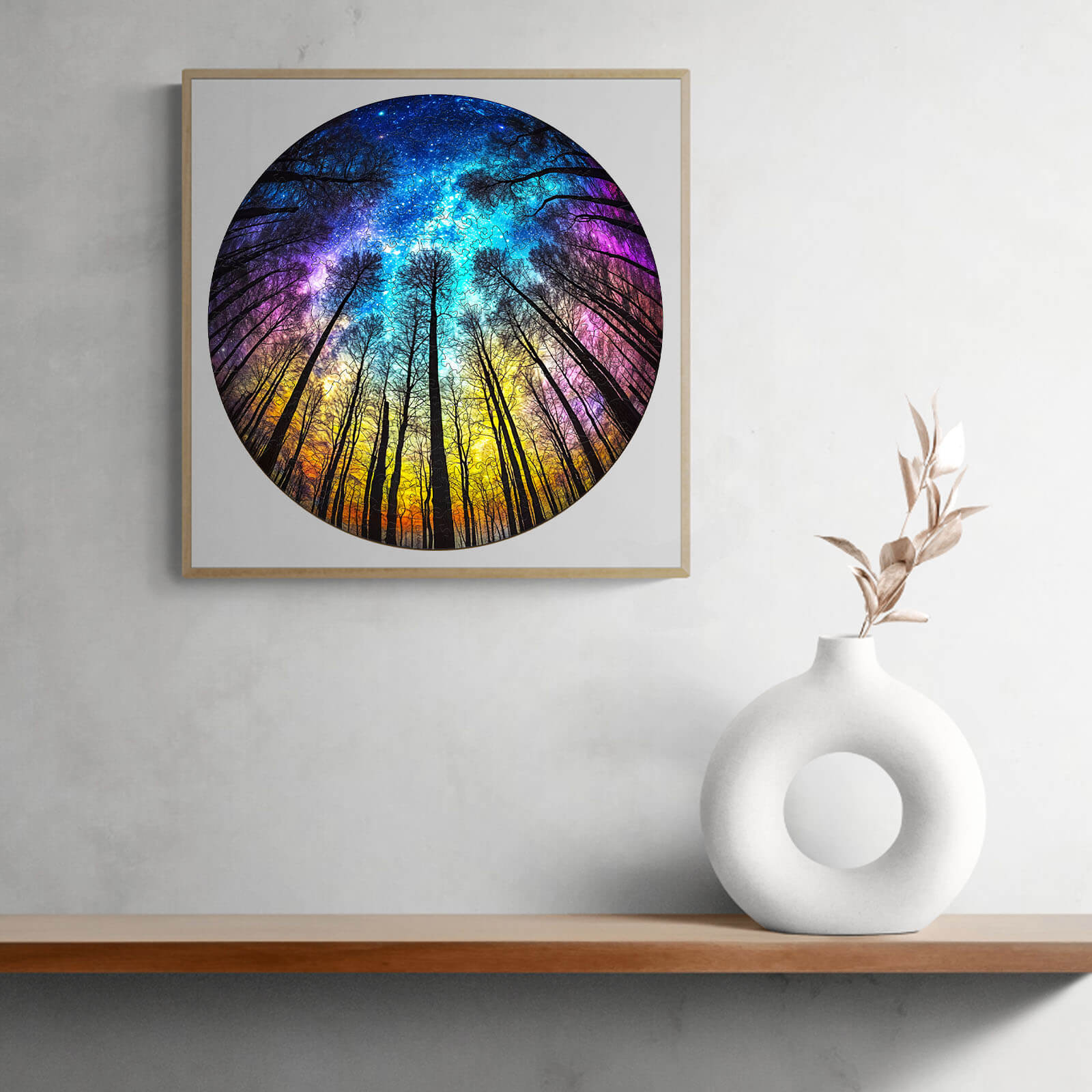 Galactic Forest-1 Wooden Jigsaw Puzzle