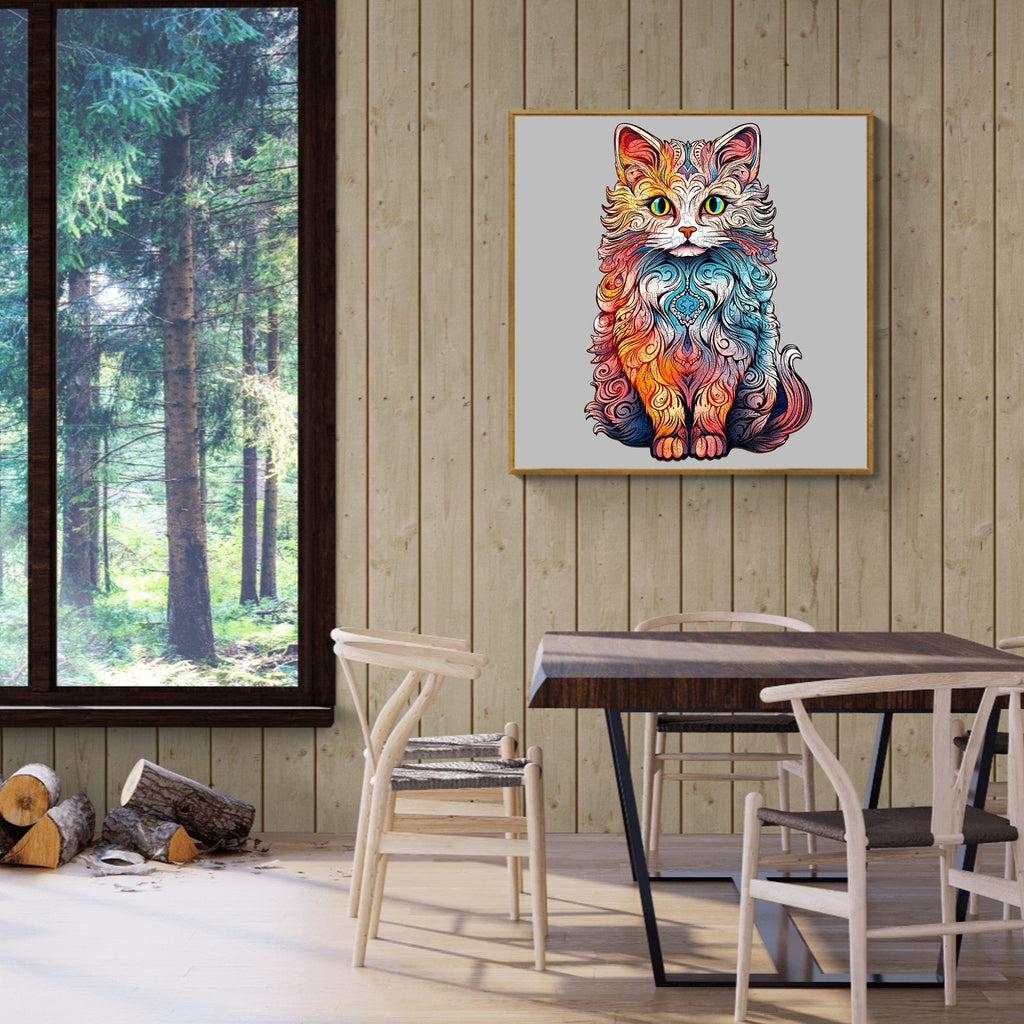 Persian Cat-2 Wooden Jigsaw Puzzle