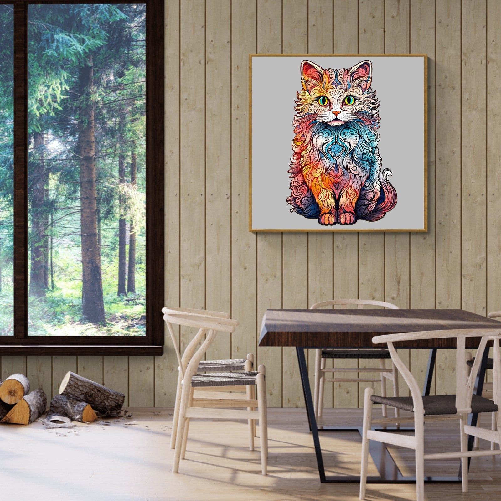 Persian Cat-2 Wooden Jigsaw Puzzle