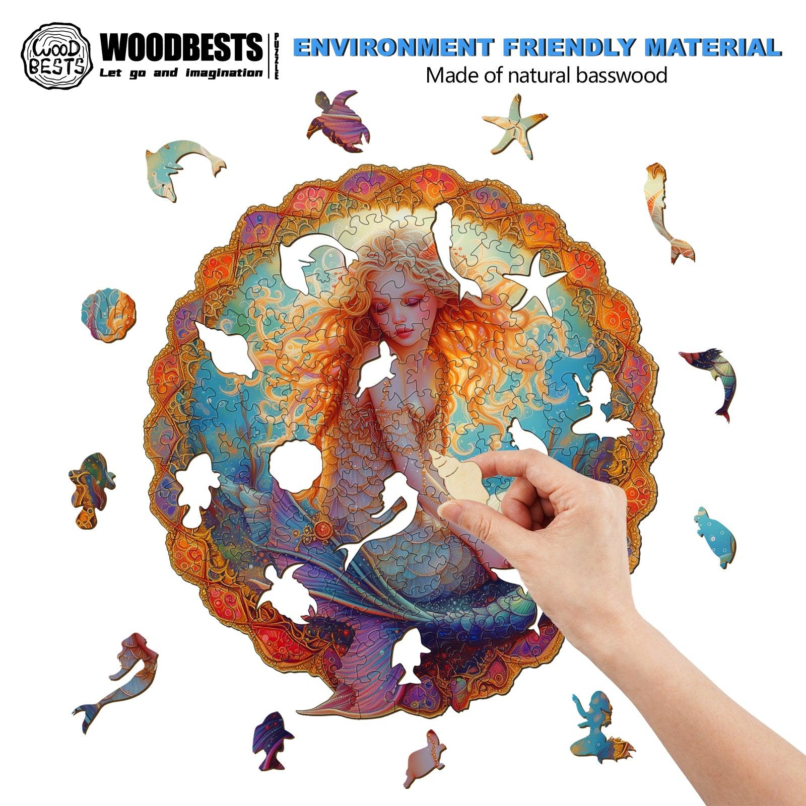 Flash Sale⚡  Dreamy Mermaid Wooden Jigsaw Puzzle