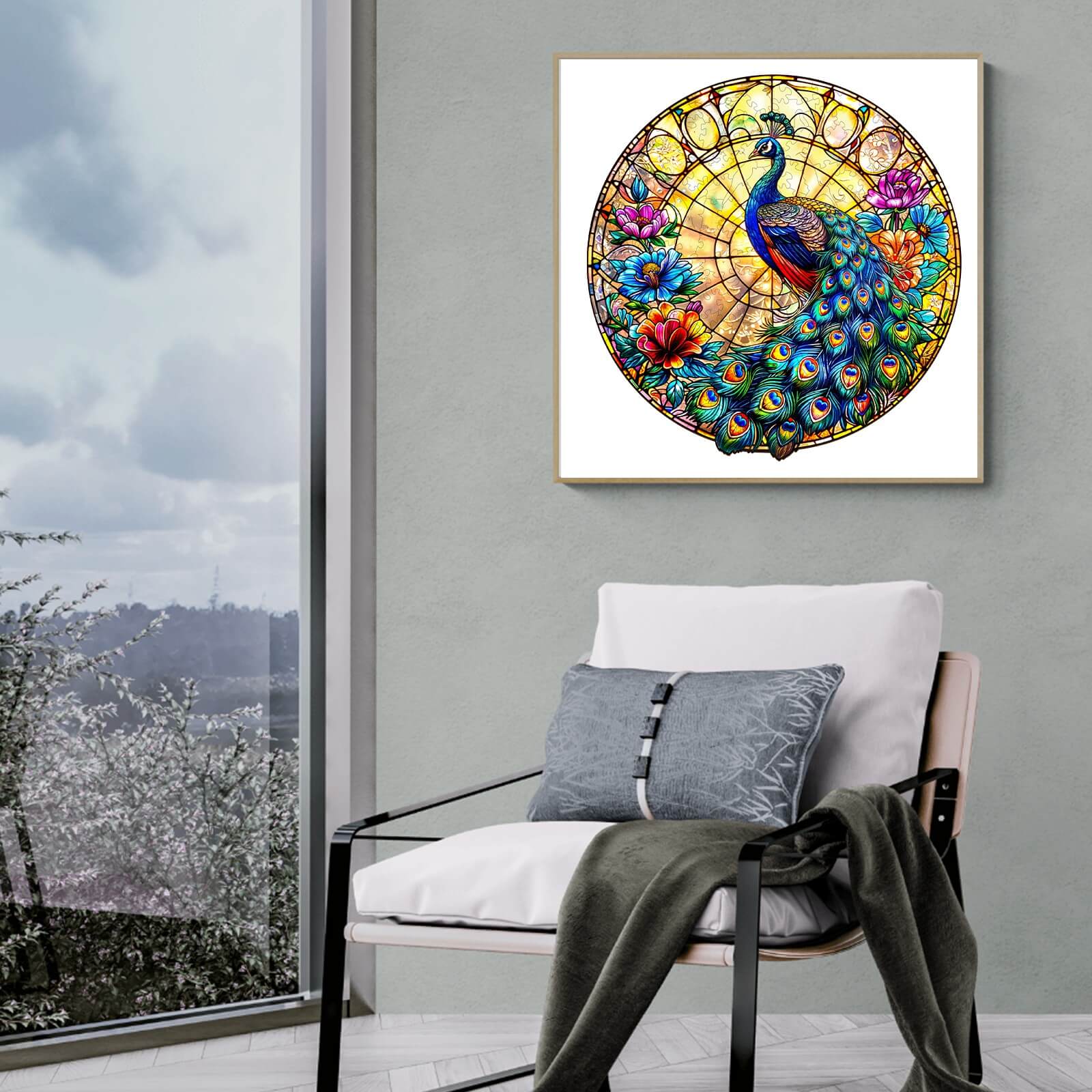 Peacock King Wooden Jigsaw Puzzle