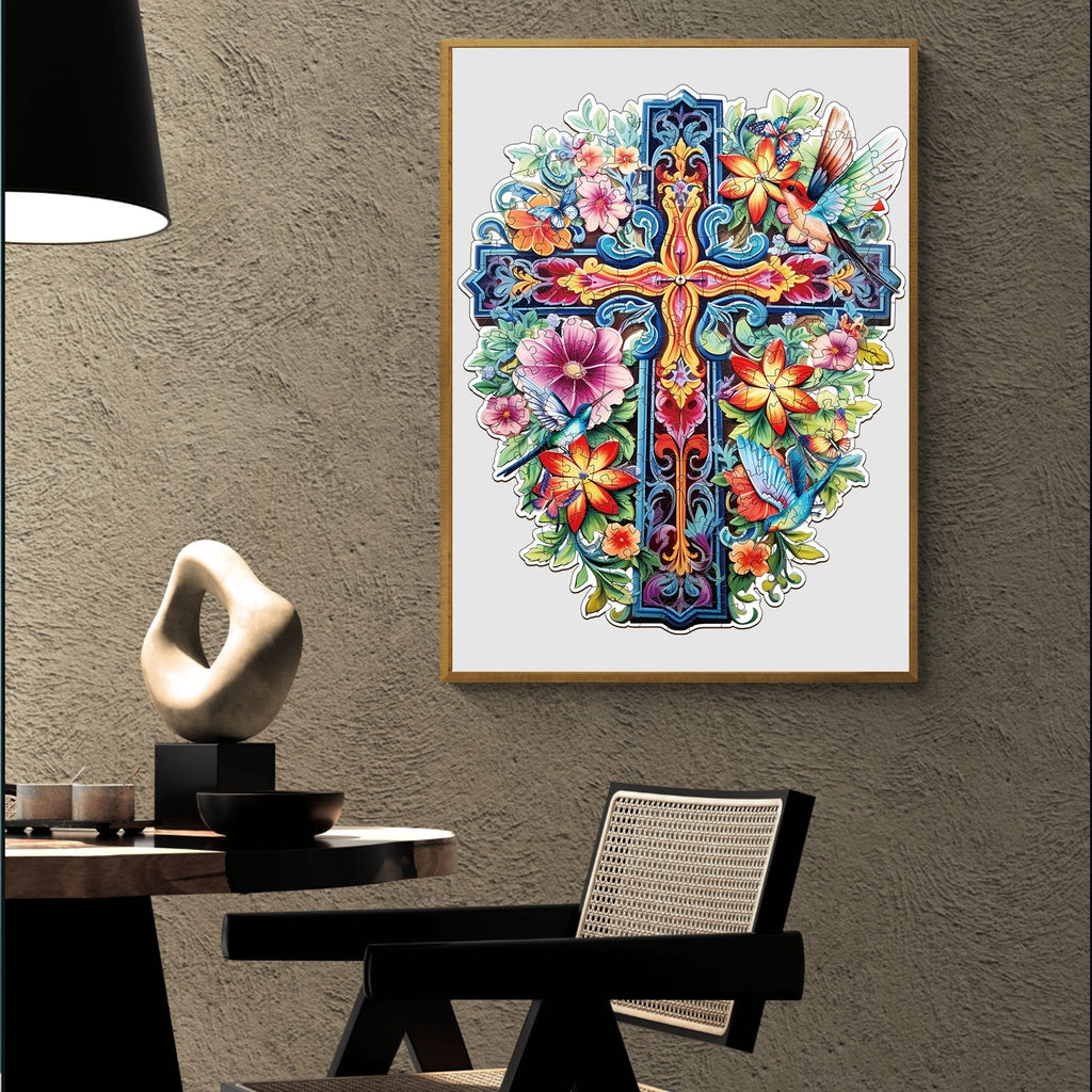 Blessing Cross-2 Wooden Jigsaw Puzzle