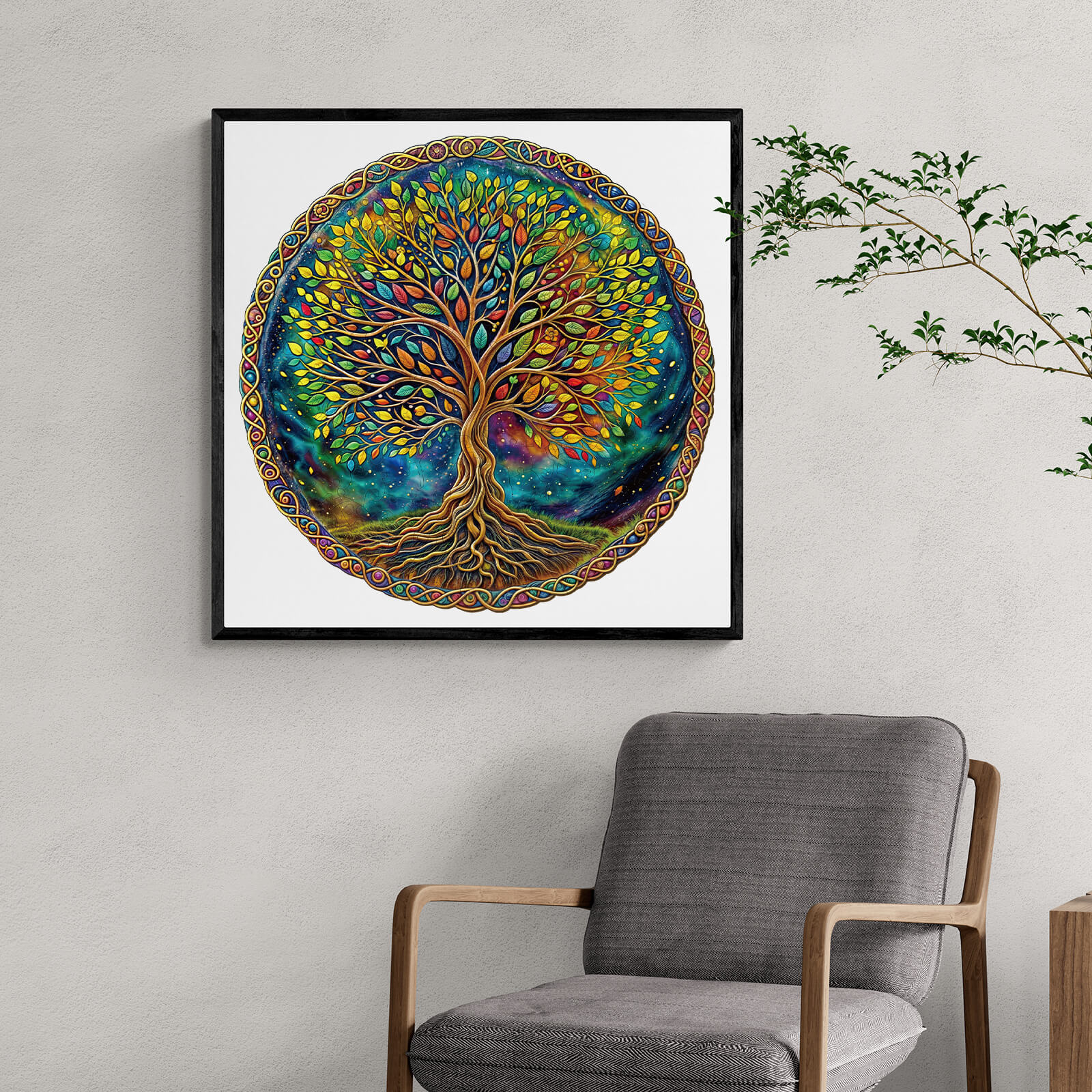 Mysterious Tree of Life Wooden Jigsaw Puzzle
