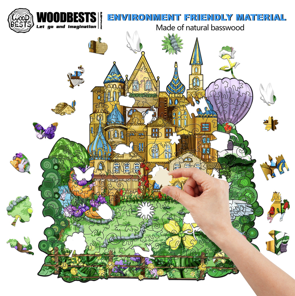 Fairy Tale Castle Wooden Jigsaw Puzzle