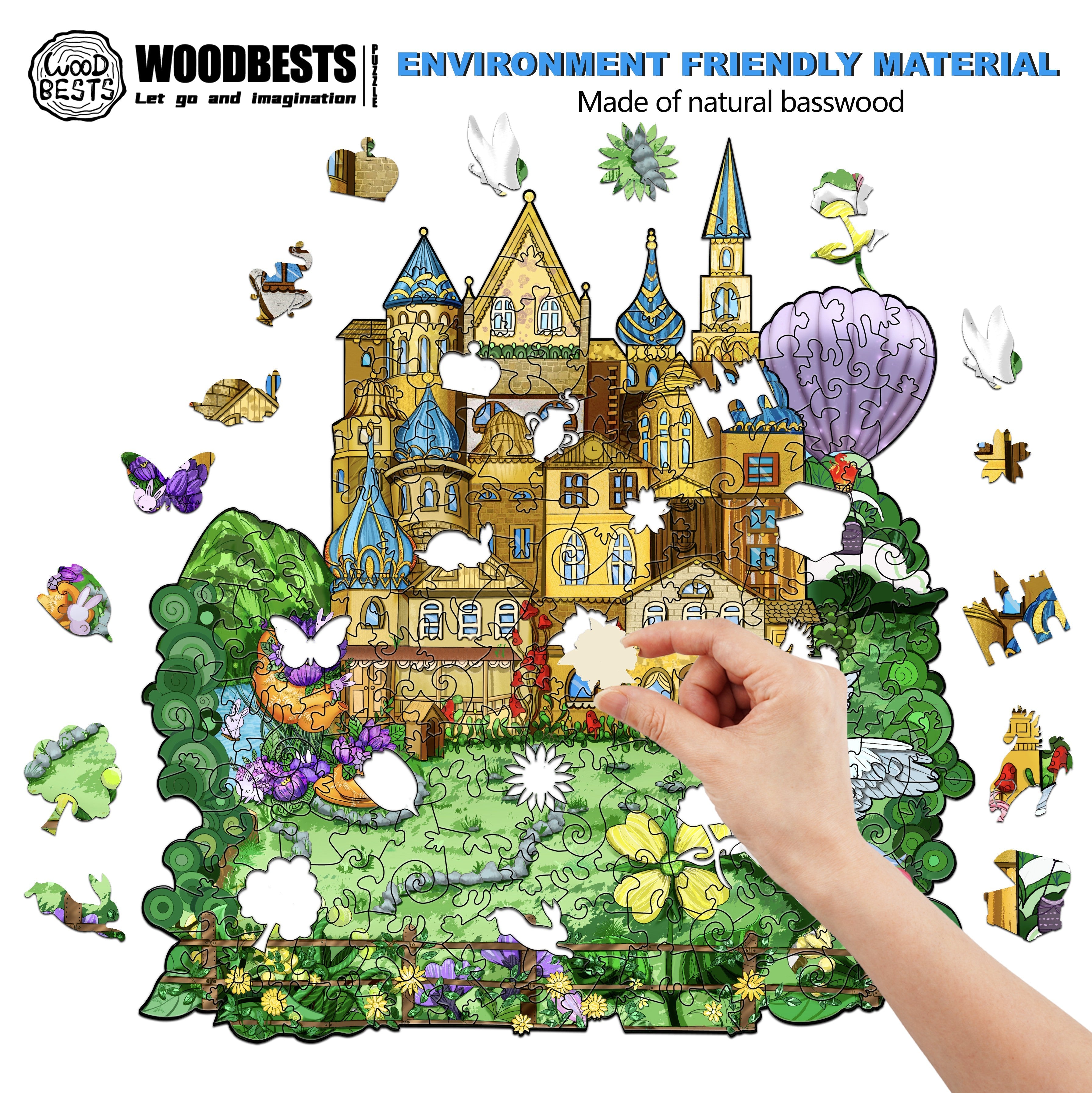 Fairy Tale Castle Wooden Jigsaw Puzzle