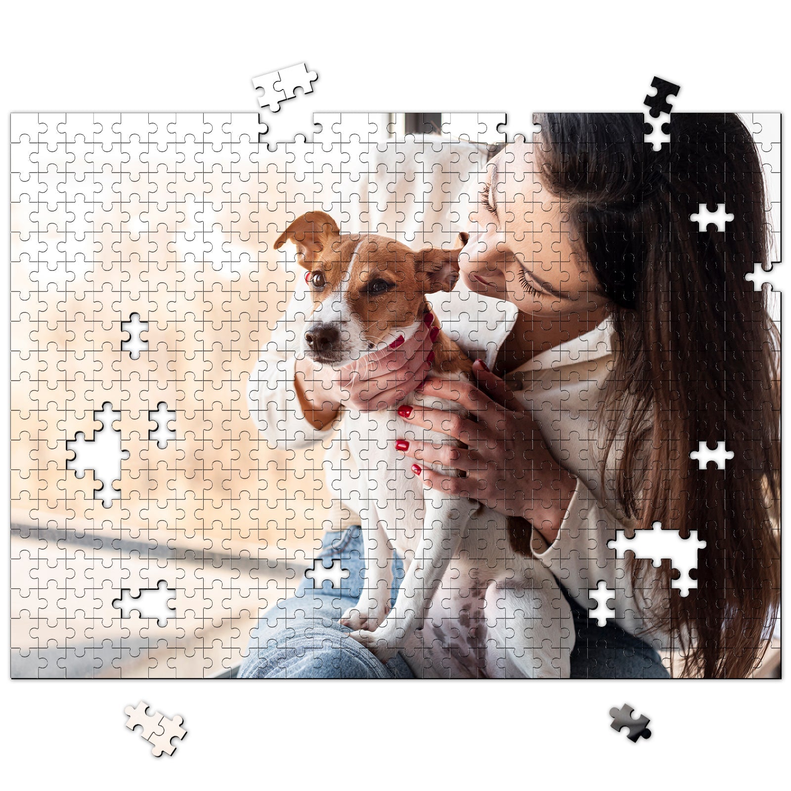 500/1000-piece Custom Pet Photo Jigsaw Puzzle