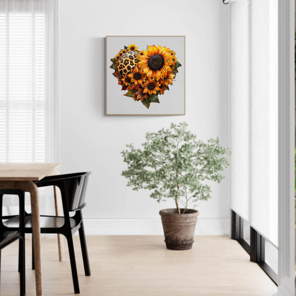 Sunflower Wooden Jigsaw Puzzle