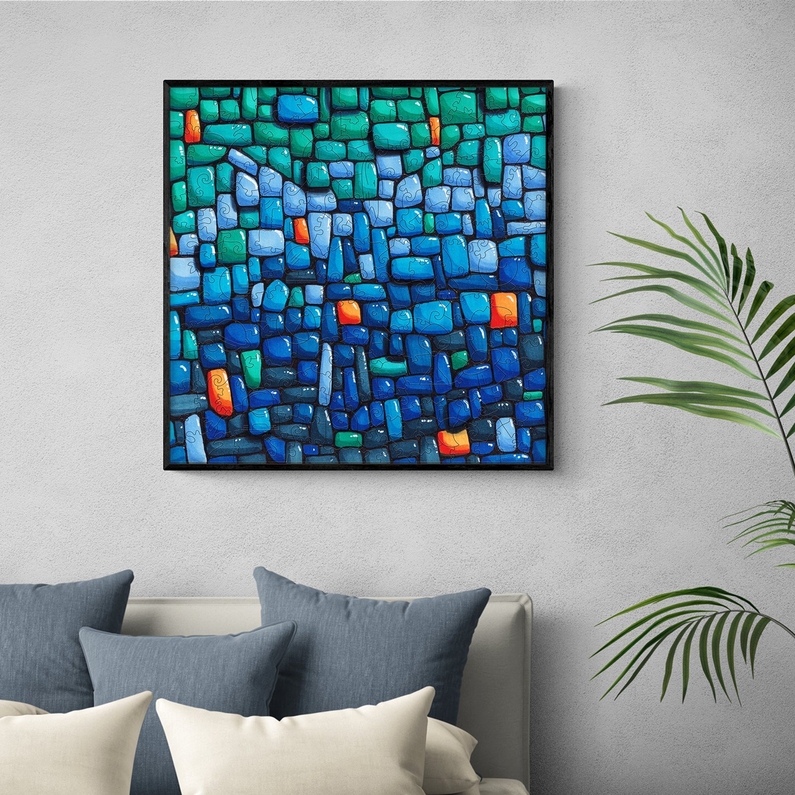 Blue Wall - By Artist Erin Desjardine
