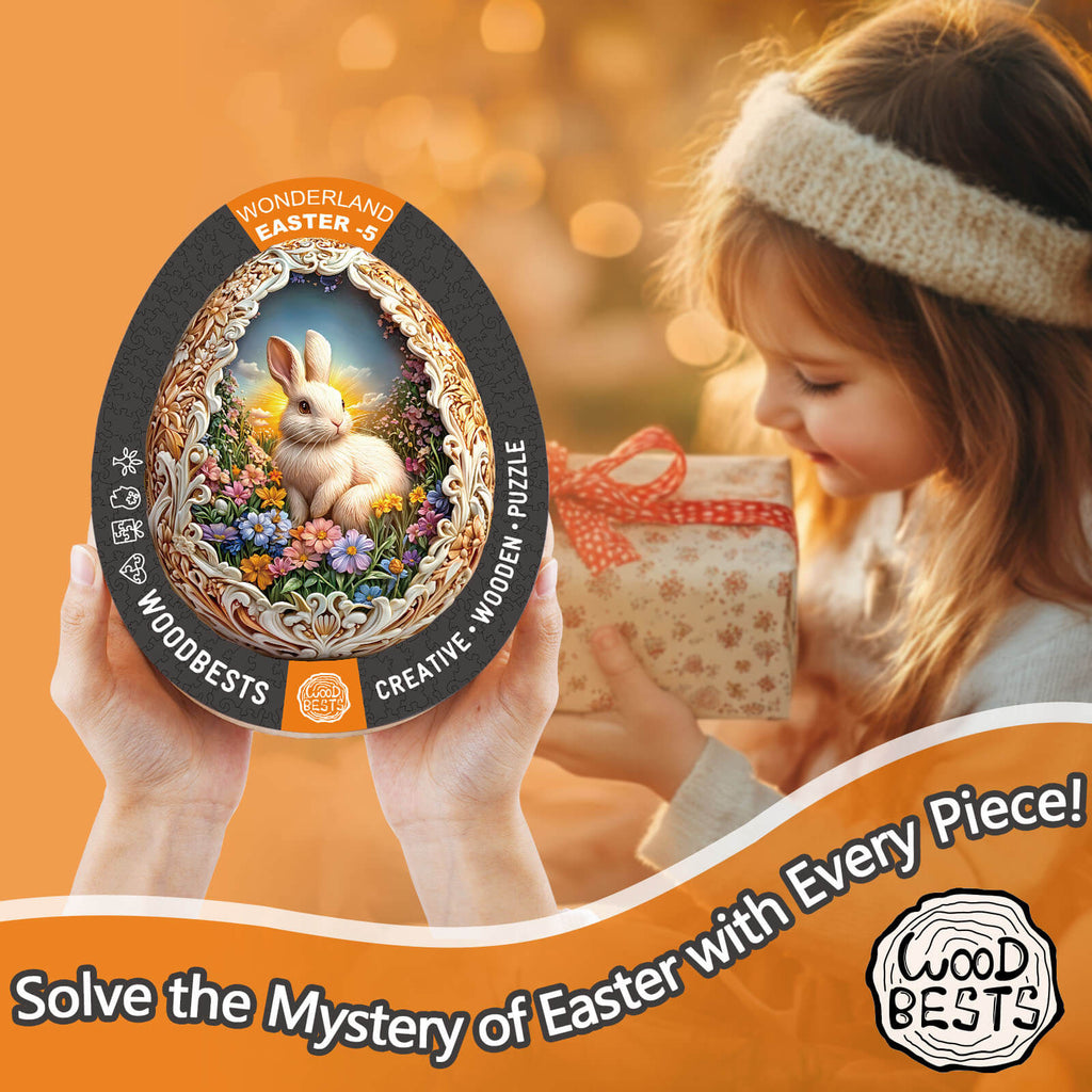 Wonderland Easter-5 Wooden Jigsaw Puzzle