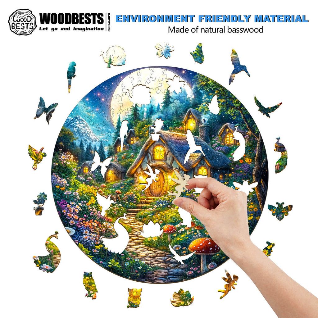 SEEK AND FIND FAIRIES Wooden Jigsaw Puzzle